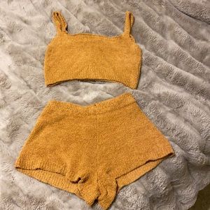 Fuzzy pajama / lounge set